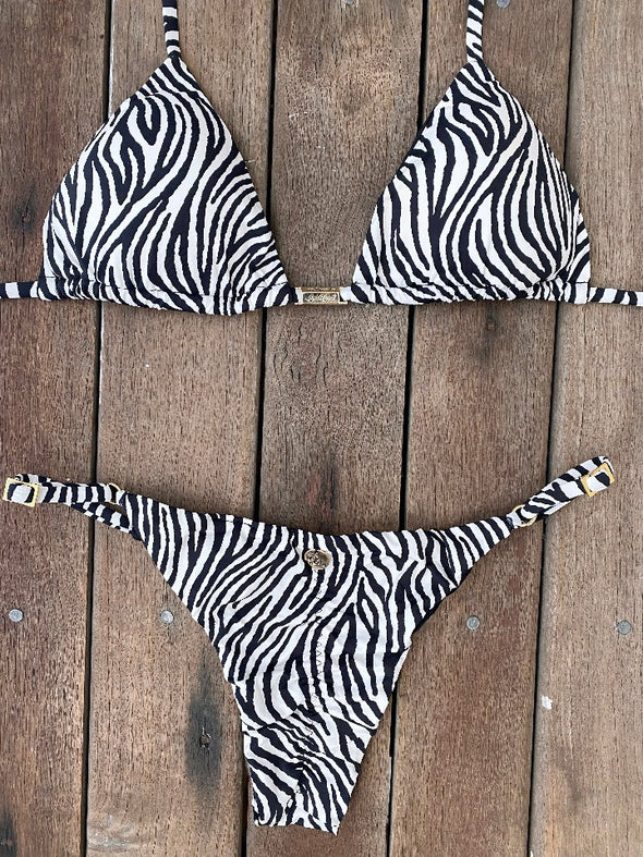 Bikini Adjustable Thin Sides Safari
