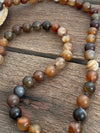 Gemstone Necklace - Lava Tiger's Eye