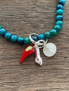 Silver 925 Bracelet - Chrysoprase Talisman 2