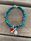 Silver 925 Bracelet - Chrysoprase Talisman 2