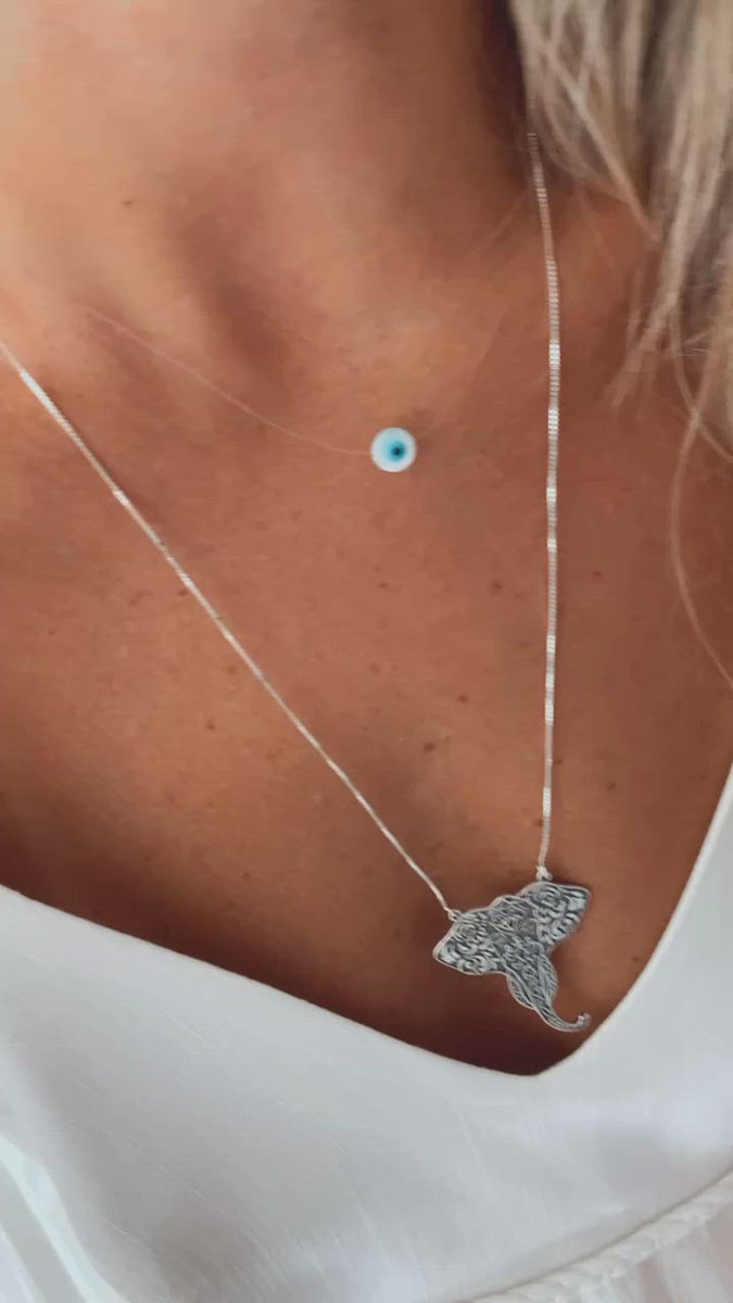 Silver 925 Necklace - Ganesh