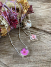 Silver 925 Necklace - Orgonite Flower