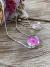 Silver 925 Necklace - Orgonite Flower