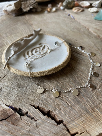 Silver 925 Anklet - Abundance
