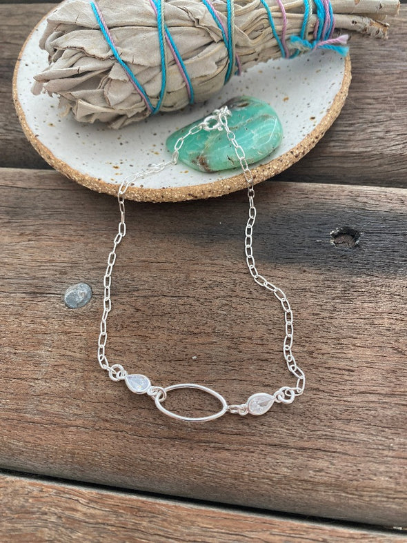 Silver 925 Anklet - Shoreline