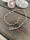 Silver 925 Anklet - Turtles