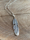 Silver 925 Necklace - Feather