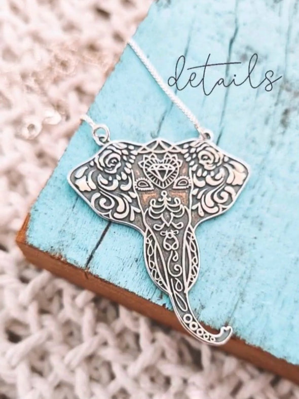 Silver 925 Necklace - Ganesh