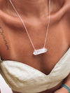 Silver 925 Necklace - Gemstone Portal Clear Quartz