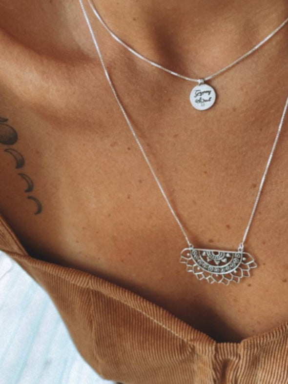 Silver 925 Necklace - Mandala Dream
