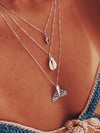 Silver 925 Necklace - Natural Cowrie