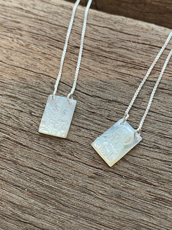 Silver 925 Scapular - Sta Anthony & Jesus (small)