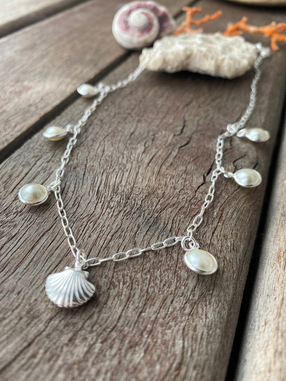 Silver 925 Necklace - Sea Vibes Choker
