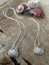 Silver 925 Scapular - Seashell Love