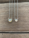 Silver 925 Necklace - Whimsical Mermaid Goldish (40cm long)
