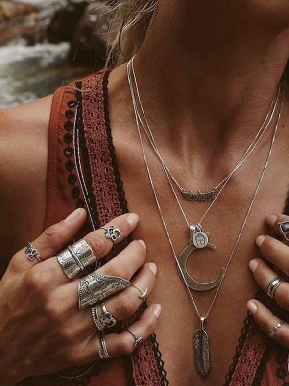Silver 925 Ring - Bohemian