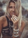 Silver 925 Ring - Feather Wisdom (Large)