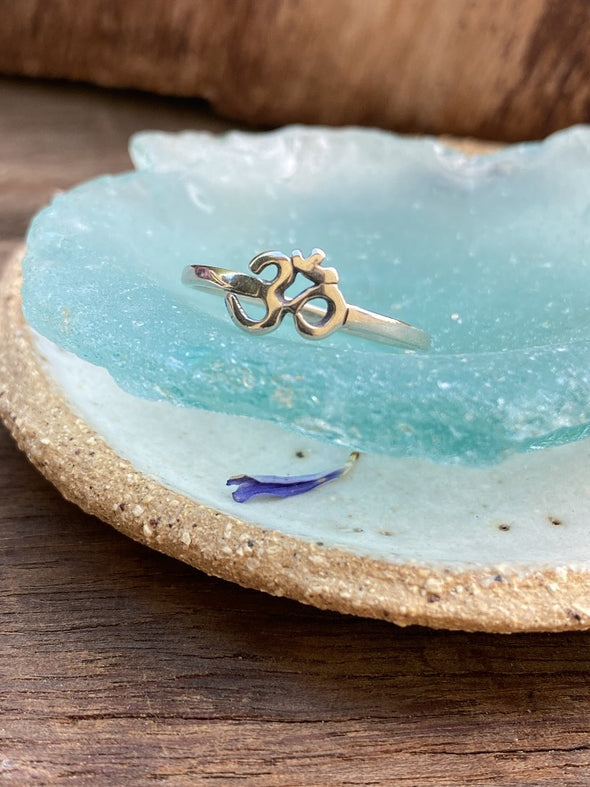 Silver 925 Ring - Om