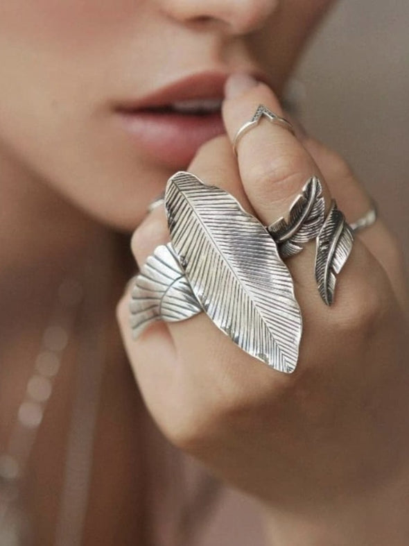 Silver 925 Ring - Wing