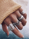 Silver 925 Ring - Wing