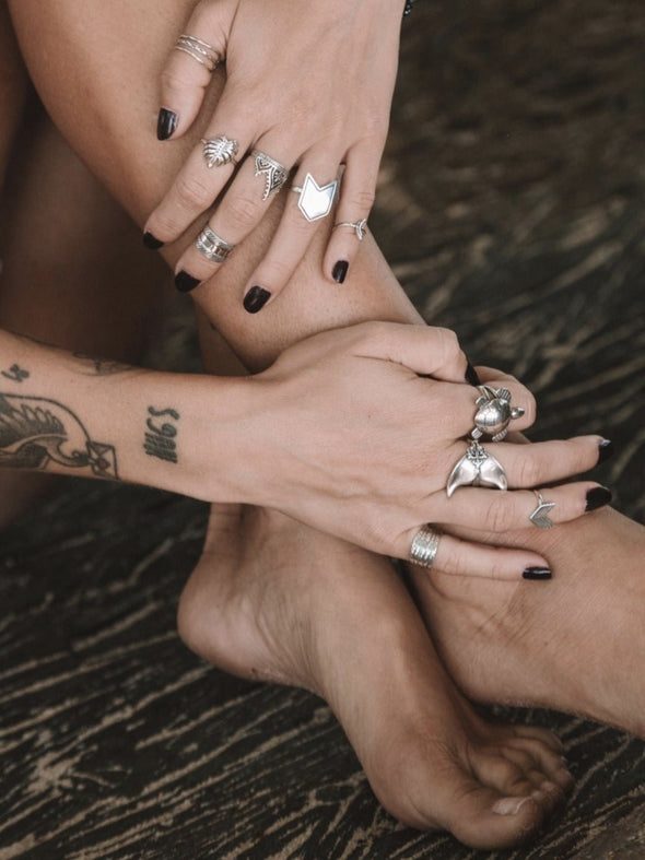 Silver 925 Toe / Mid Finger Rings - Boho Way