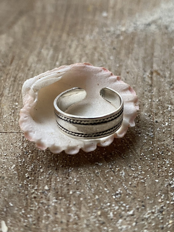 Silver 925 Toe / Mid Finger Ring - Gypsy Life