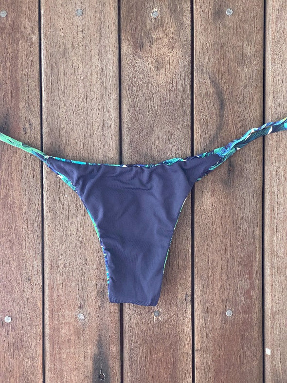 Bikini Bottom - Tie Sides Leafy Life