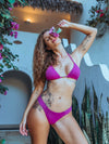 Bikini High Waisted Classic Top Magenta