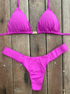Bikini High Waisted Classic Top Magenta