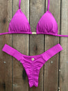 Bikini High Waisted Classic Top Magenta