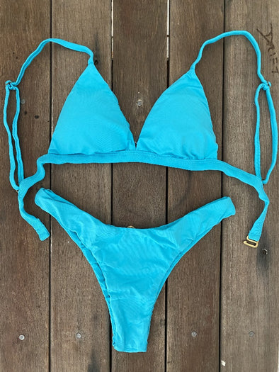Bikini High Waisted Turquoise Bay