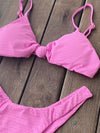 Bikini Seamless Bottom Knotted Top Dots Miami