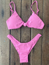Bikini Seamless Bottom Knotted Top Dots Miami