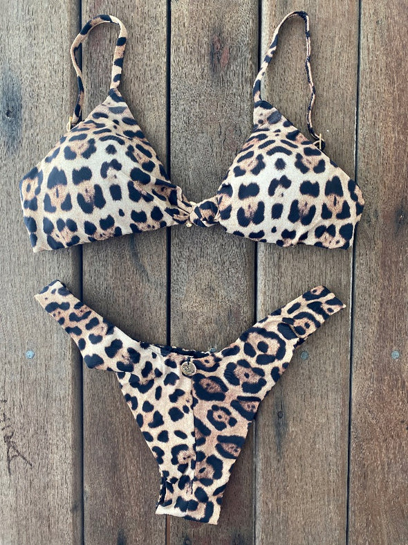 Bikini Seamless Bottom Knotted Top Wild Summer