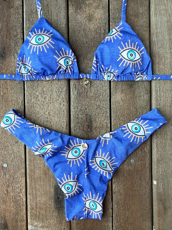 Bikini Seamless Bottom Classic Top Luck Eyes