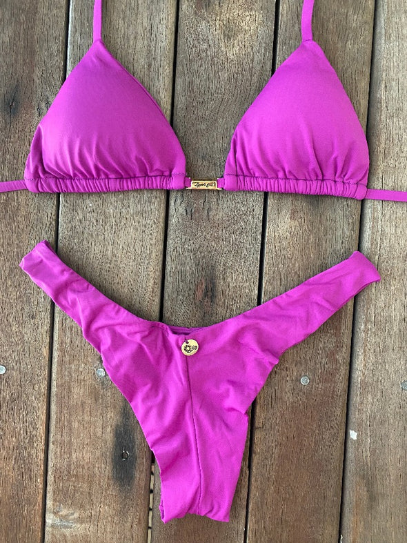 Bikini Seamless Bottom Classic Top Magenta