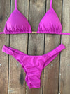 Bikini Seamless Bottom Classic Top Magenta
