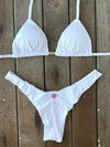 Bikini Seamless Bottom Classic Top White