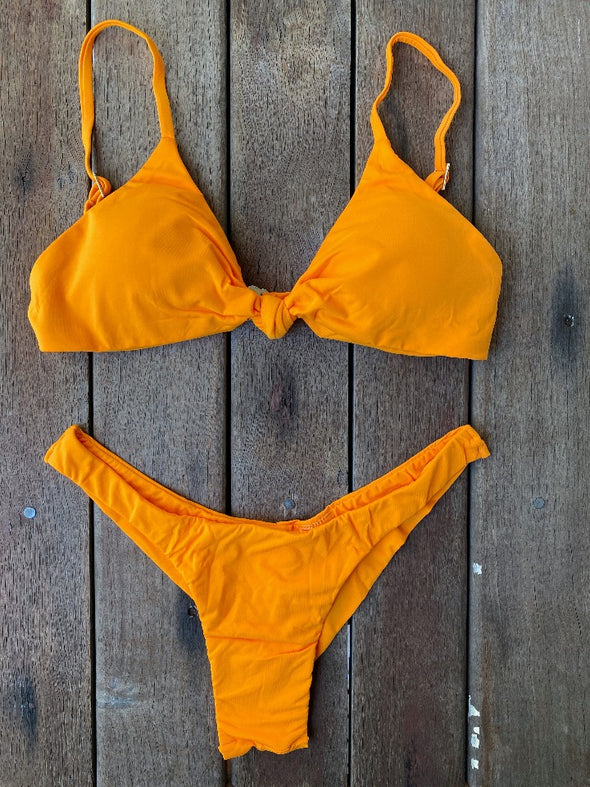 Bikini Seamless Bottom Orange Power