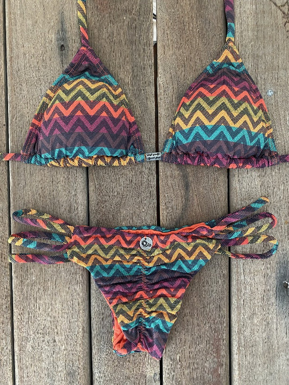 Bikini Strappy Rainbow Way