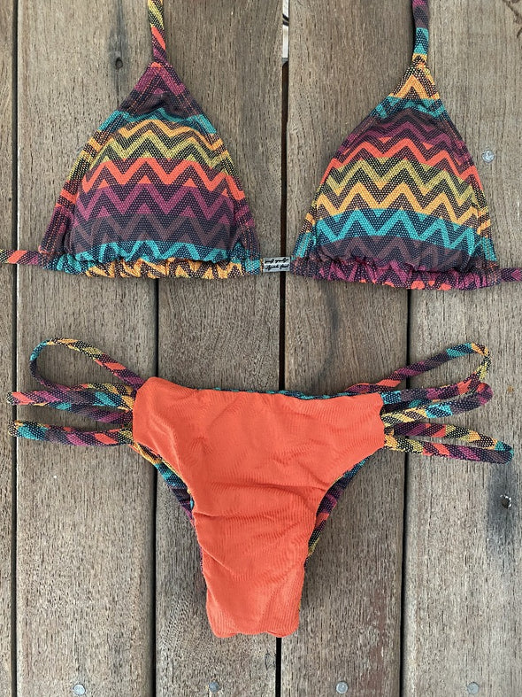 Bikini Strappy Rainbow Way