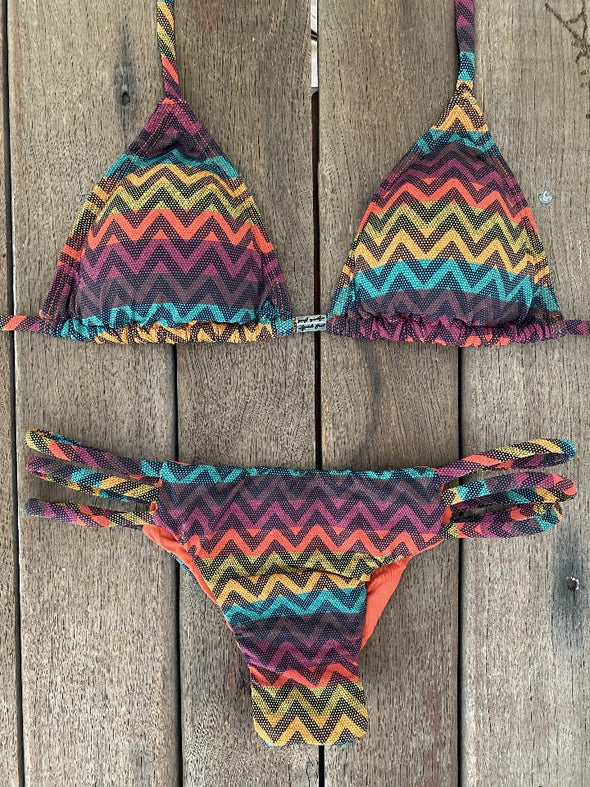 Bikini Strappy Rainbow Way