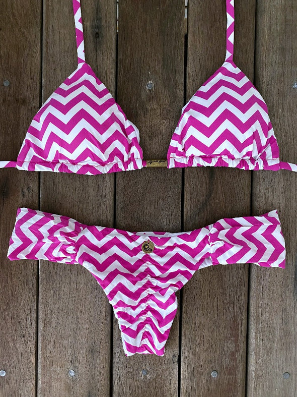 Bikini Butterfly Zigzag Pink