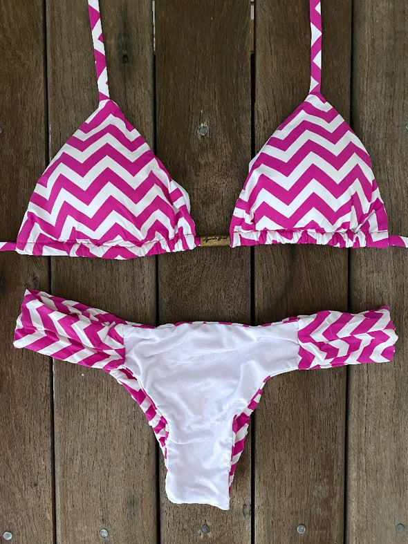 Bikini Butterfly Zigzag Pink