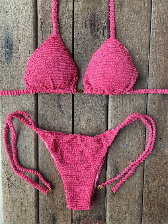 Bikini Tie Sides Lichia (textured)