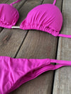 Bikini Tie Sides Fuchsia Dream