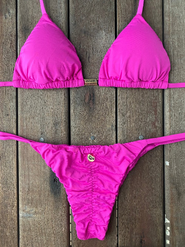 Bikini Tie Sides Fuchsia Dream