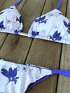 Bikini Tie Sides April Flowers