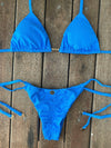 Bikini Tie Sides Blue Skies (textured)