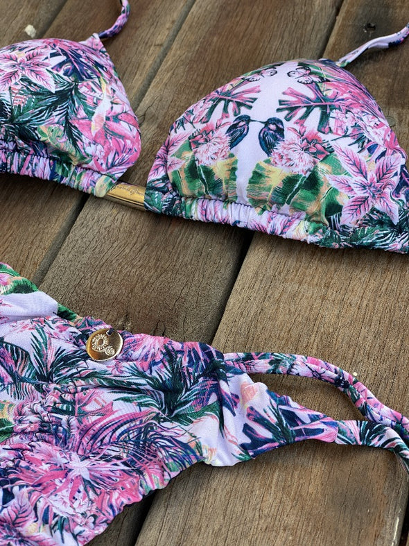 Bikini Tie Sides Love Birds